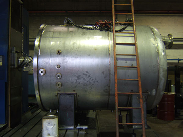 pezzo acciaio per industria alimentare