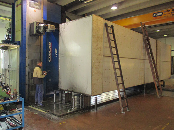 Cassone 15 tonnellate macchinario carta