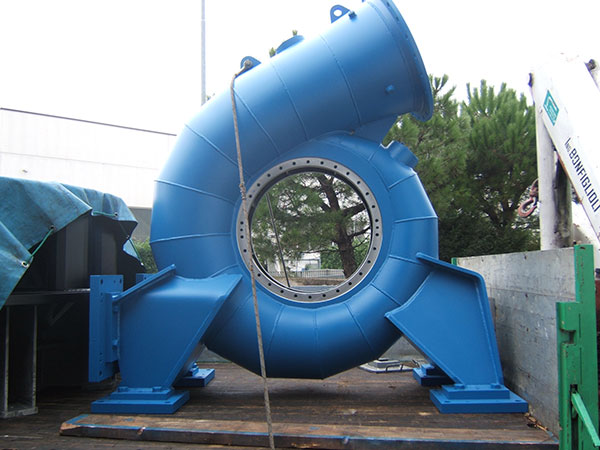 turbina finita per industria idroelettrica