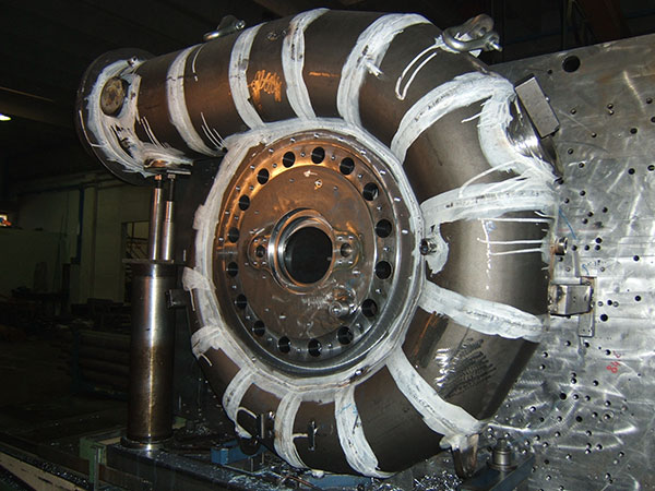 turbina pezzo per industria idroelettrica